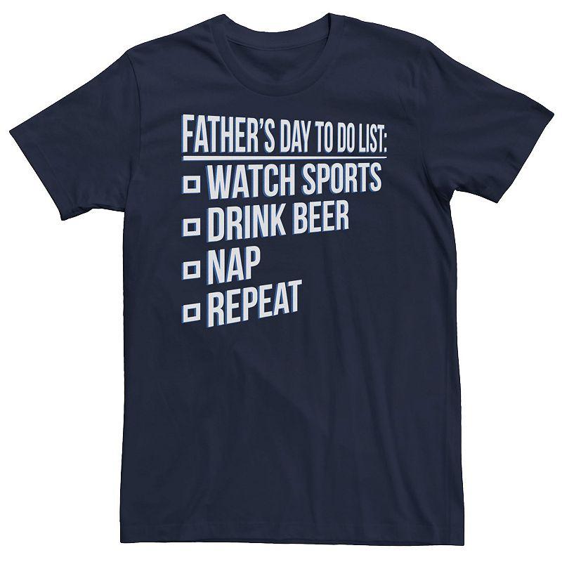 Men's Father's Day To Do List Tee,  Product Image