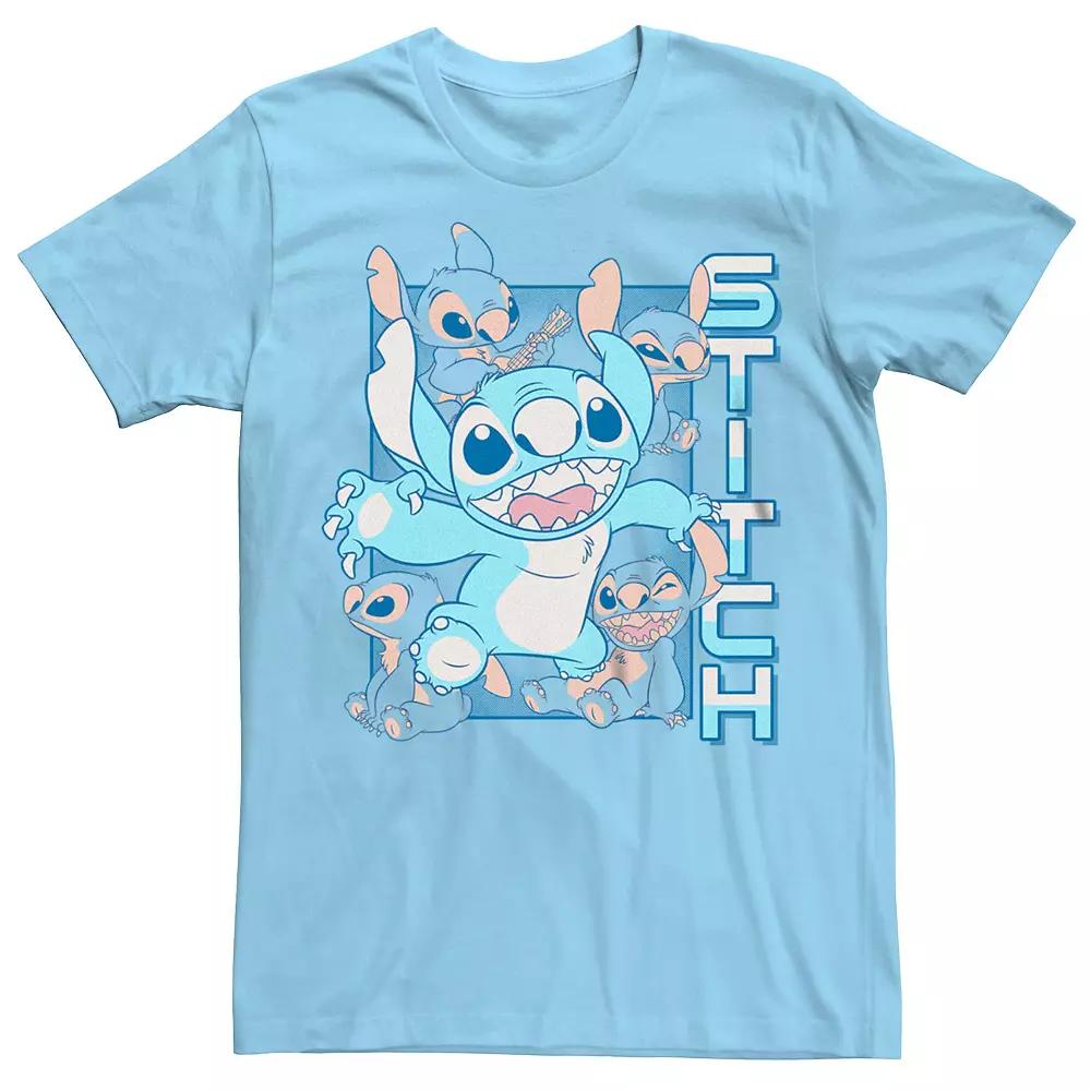 Men's Disney's Lilo & Sitch Stich's Many Moods and Faces Tee,  Product Image