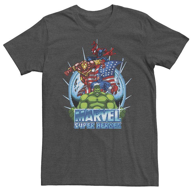 Big & Tall Marvel Comixology X-Men Digital Panel Comic Book Cover Tee, Men's,  Product Image