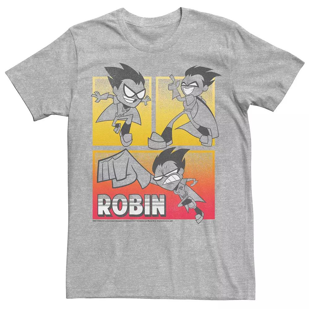 Men's DC Comics Teen Titans Go! Robin Action Panels Tee,  Product Image