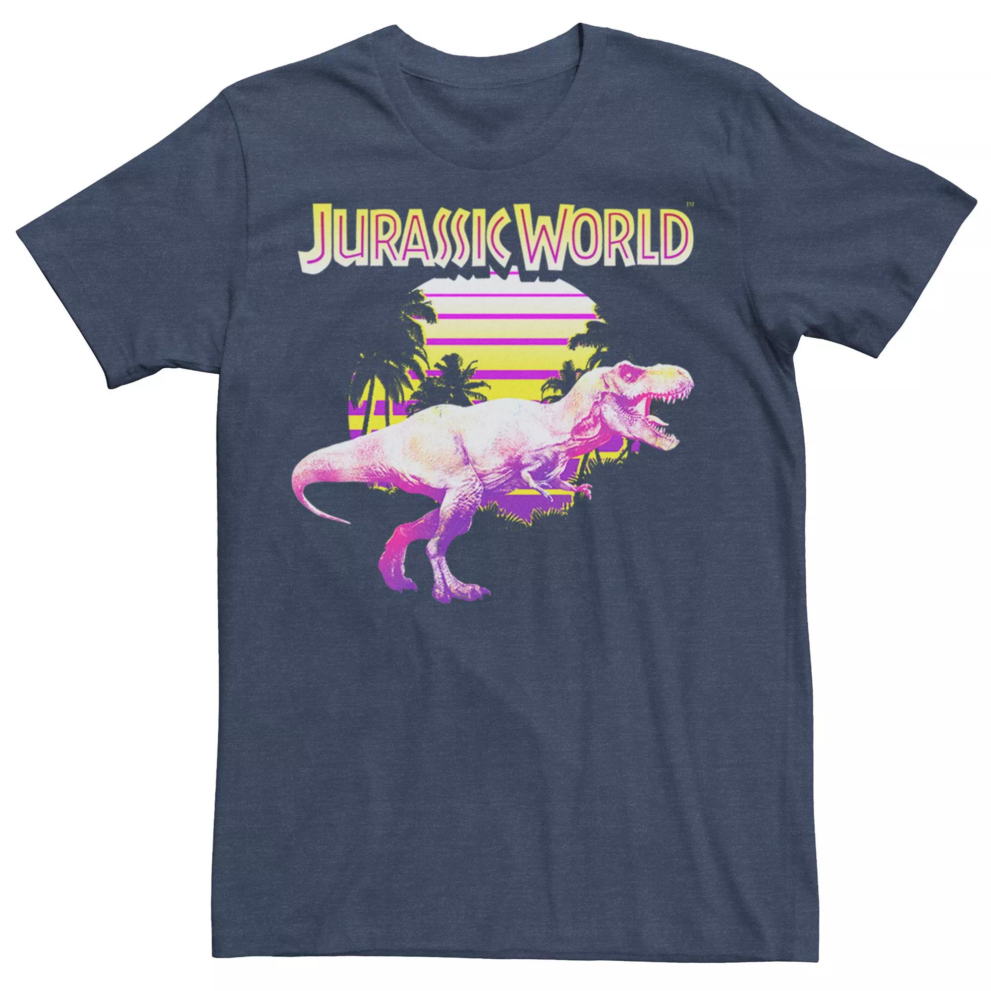 Men's Jurassic World Neon T-Rex Tee,  Product Image