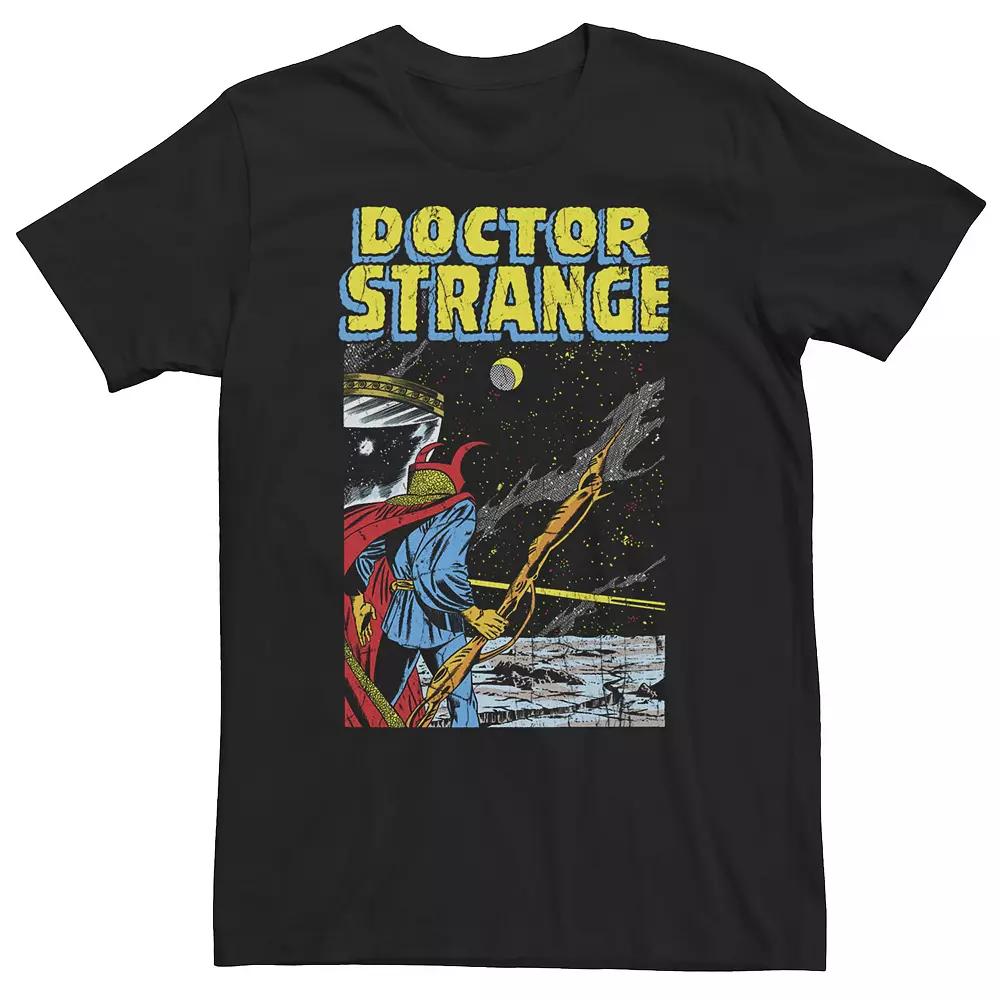 Big & Tall Marvel Doctor Strange Galaxy Retro Comic Tee, Men's,  Product Image
