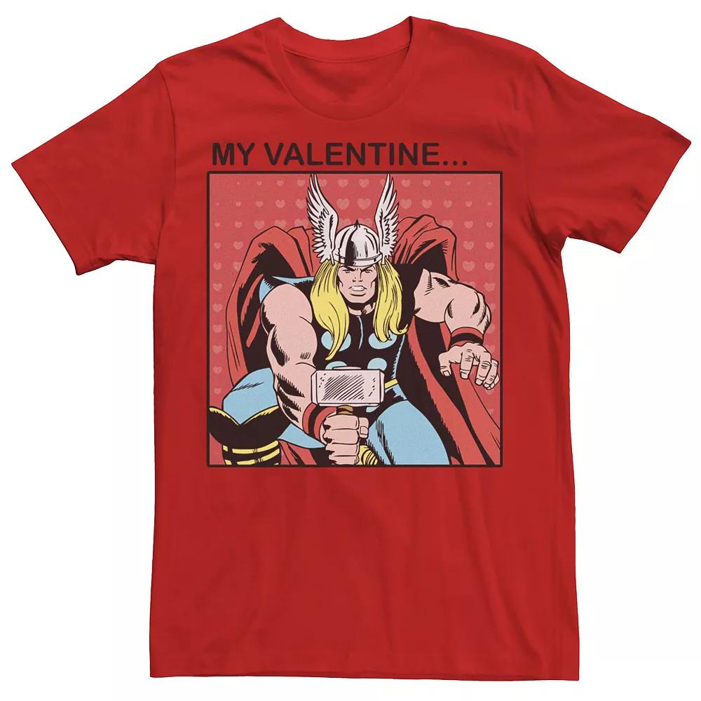 Men's Marvel Thor My Valentine Comic Tee,  Product Image