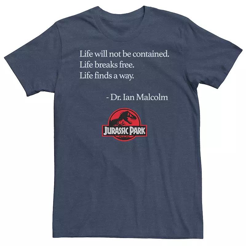 Men's Jurassic Park Life Finds A Way Quote Tee,  Product Image