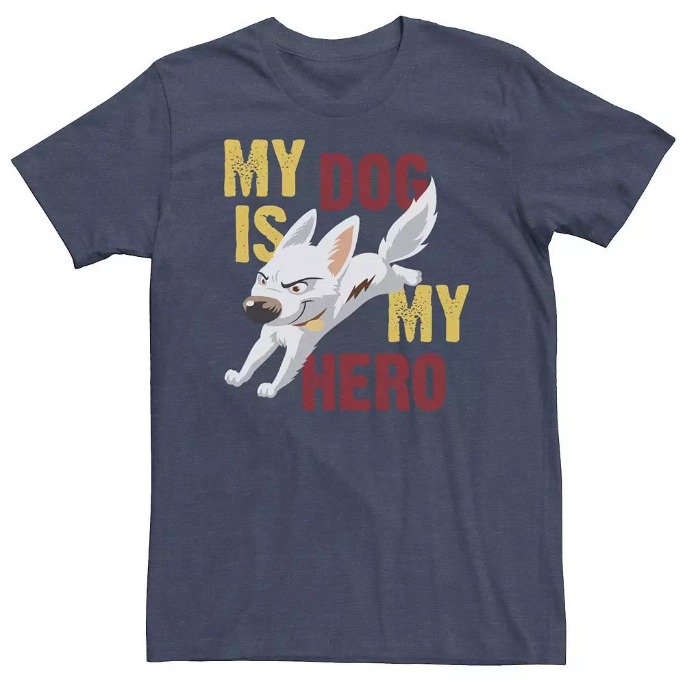 Big & Tall Disney Bolt My Dog Is My Hero Tee, Men's,  Product Image