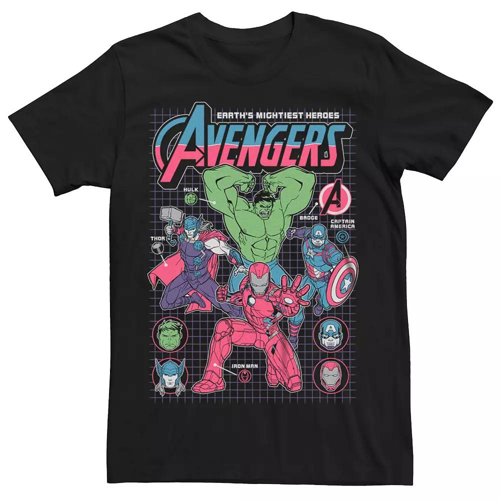 Men's Marvel The Avengers Comic Characters Graphic Tee,  Product Image