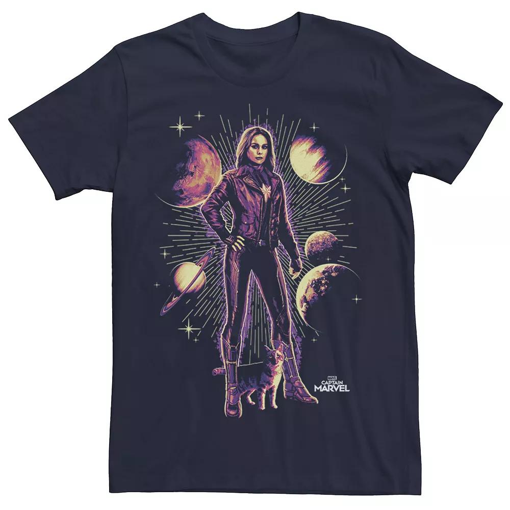 Men's Marvel Captain Marvel Planet Portrait Tee,  Product Image