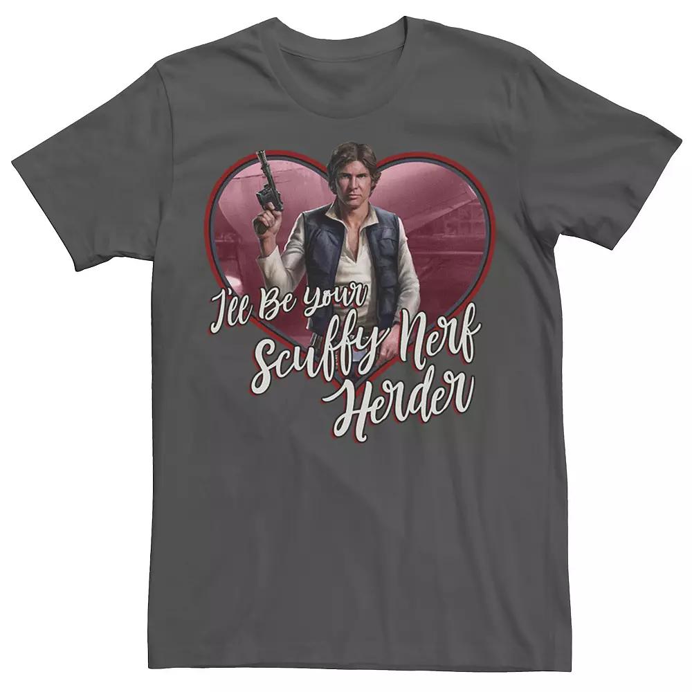 Men's Star Wars Han Solo Nerf Herder Valentine's Day Tee,  Product Image