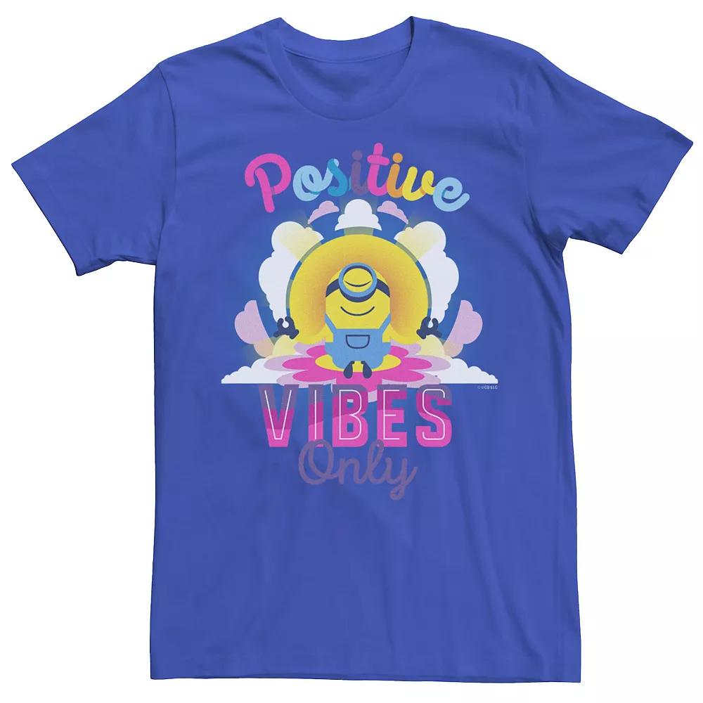 Men's Minions 2 Positive Vibes Only Colorful Portrait Tee,  Product Image