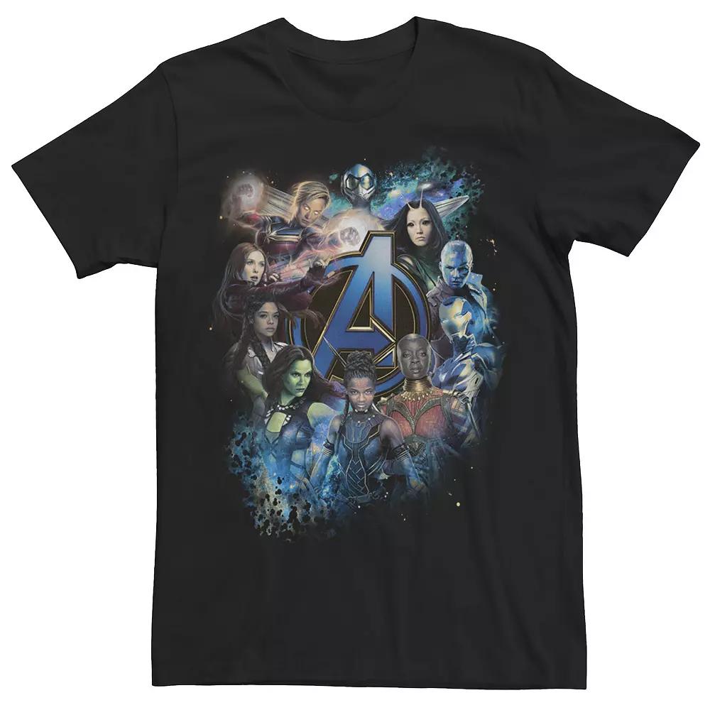 Men's Marvel Avengers: Endgame Cast Collage Portrait Tee,  Product Image
