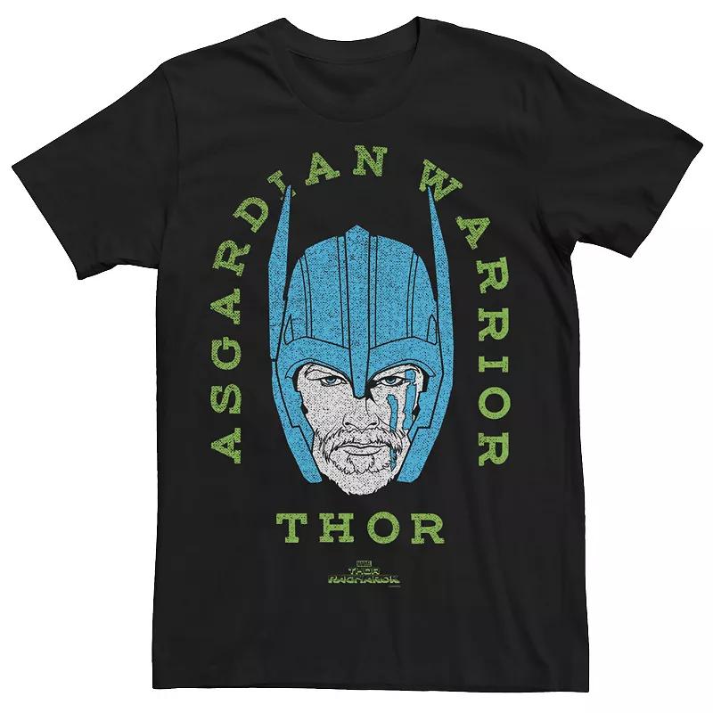 Big & Tall Marvel Thor Ragnarok Asgardian Warrior Vintage Neon Tee, Men's,  Product Image