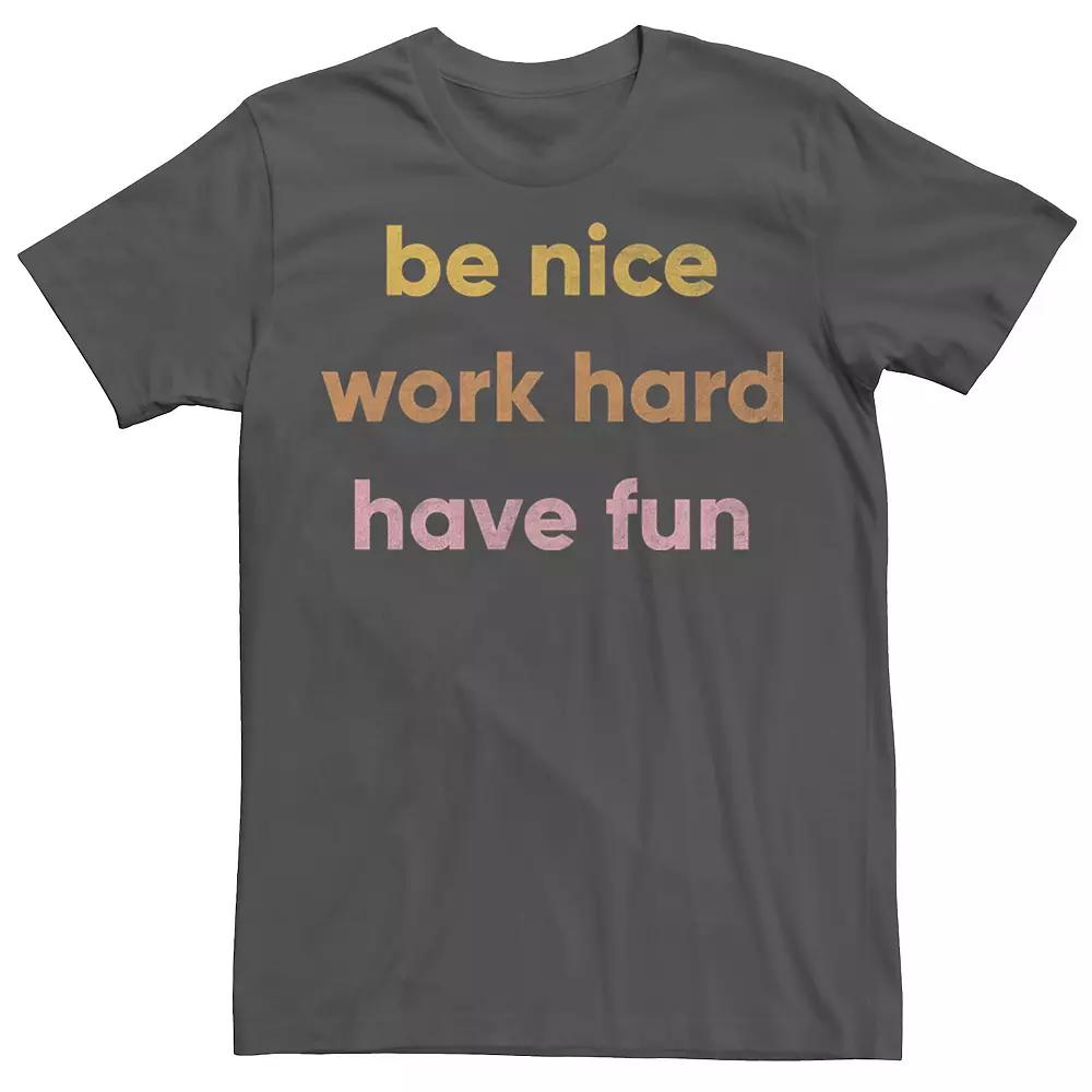 Men's Fifth Sun Be Nice Stacked Tee,  Product Image