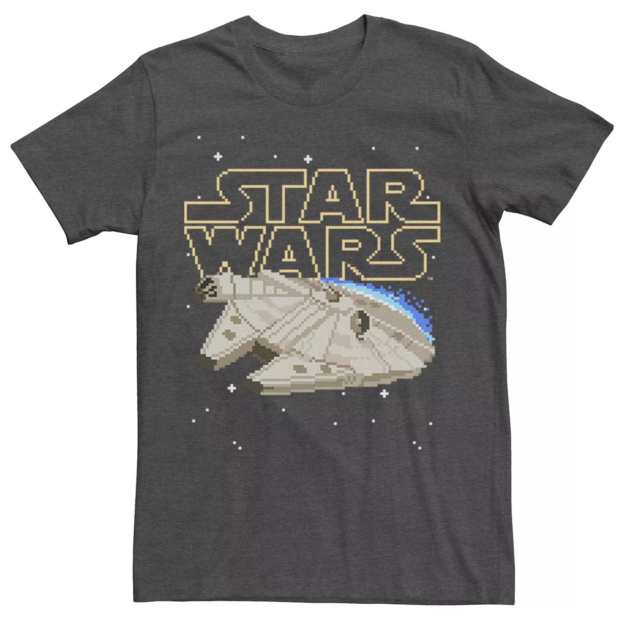 Men's Star Wars Millennium Falcon 8-Bit Tee,  Product Image