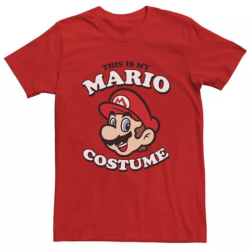 Men's Nintendo This Is My Mario Costume Tee,  Product Image