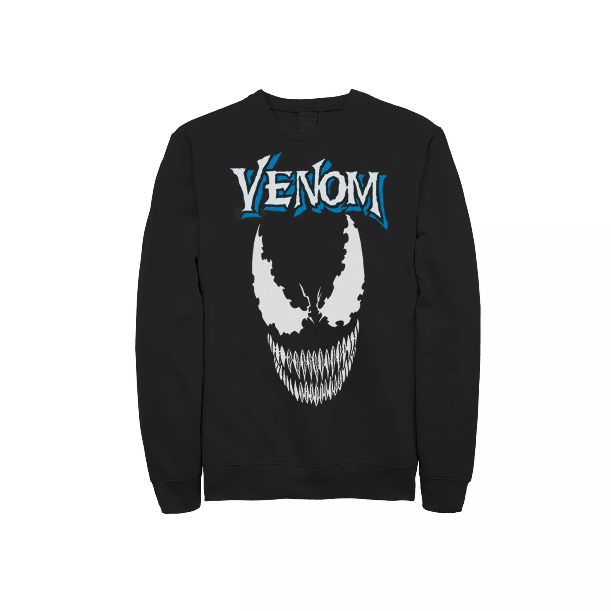 Men's Marvel Venom Face Close Up Fleece,  Product Image