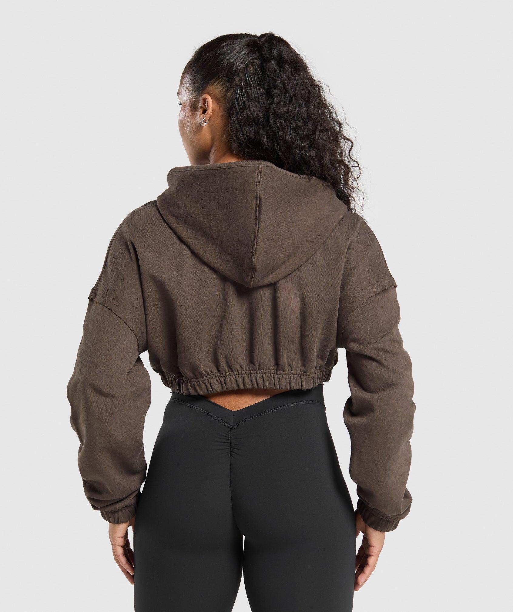 Superset Crop Zip Hoodie Product Image