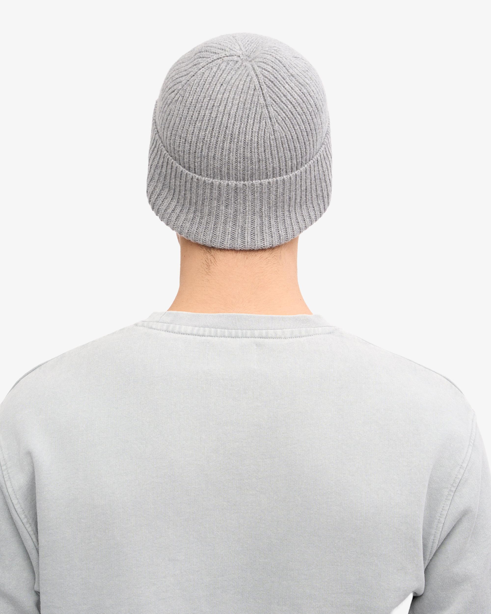 Merino Wool Beanie - Heather Grey Product Image