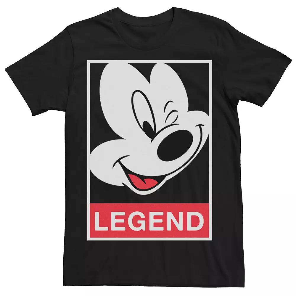 Disney's Mickey Mouse Men's Legend Winking Portrait Tee,  Product Image