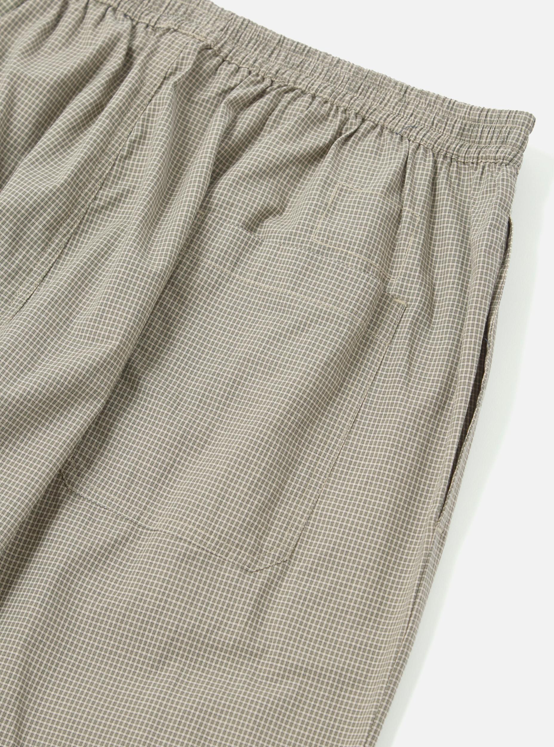 Green Tiny Check Long Pyjama Set Product Image