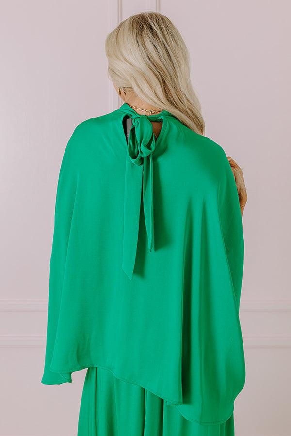 With You Always Shift Top in Green Product Image
