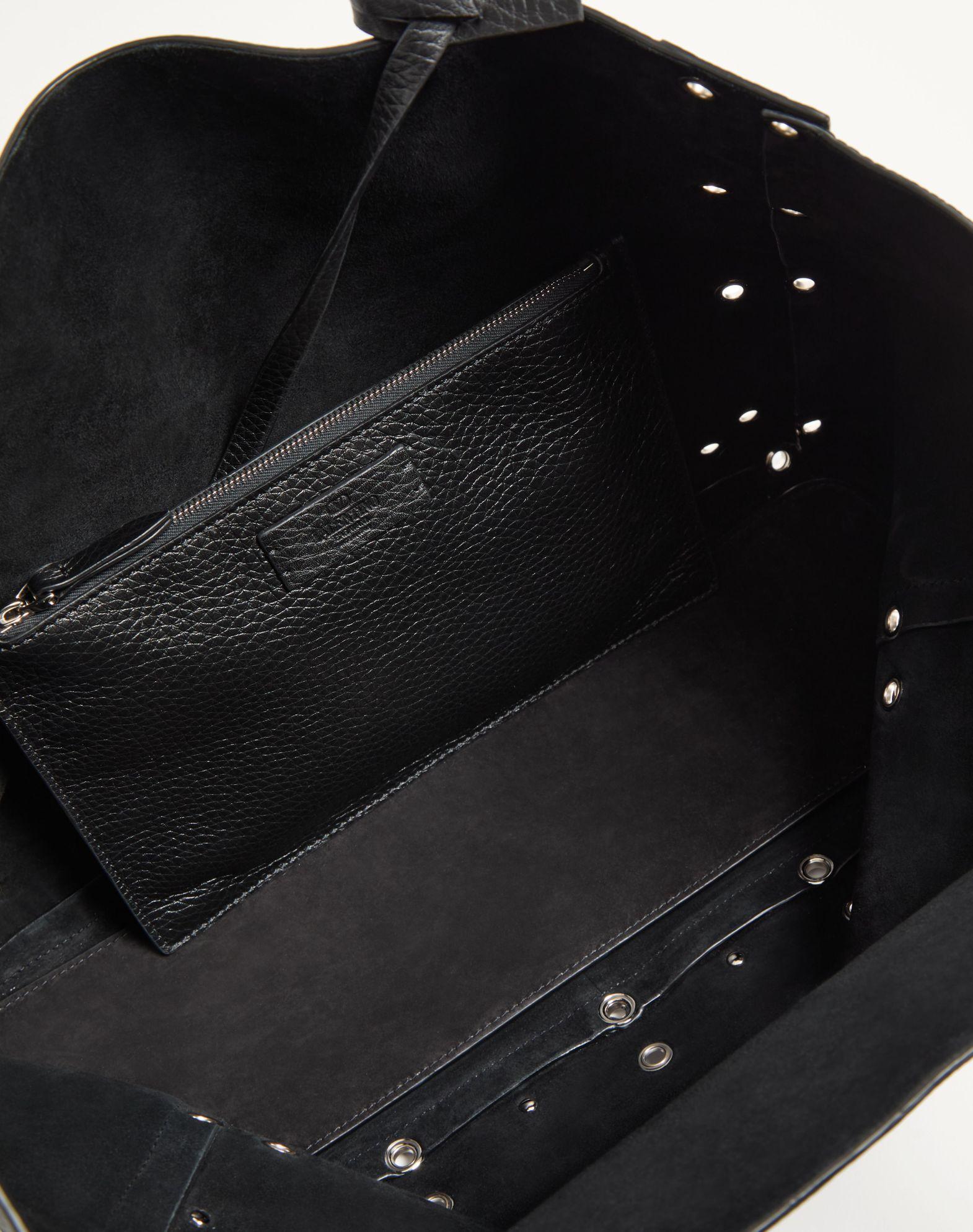 Valentino Garavani Nellcôte Medium Shopping Bag In Grainy Calfskin Product Image