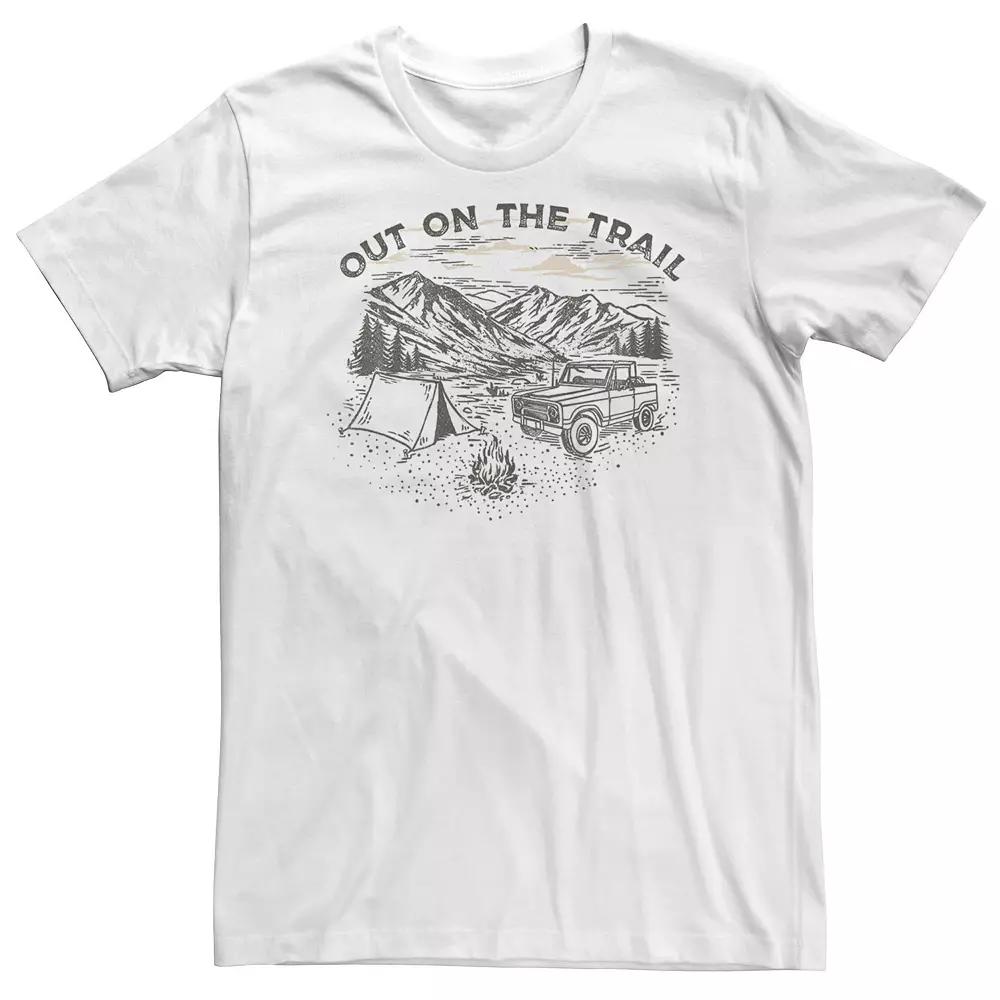 Big & Tall "Out On The Trail" Mountain Range Portrait Tee, Men's,  Product Image