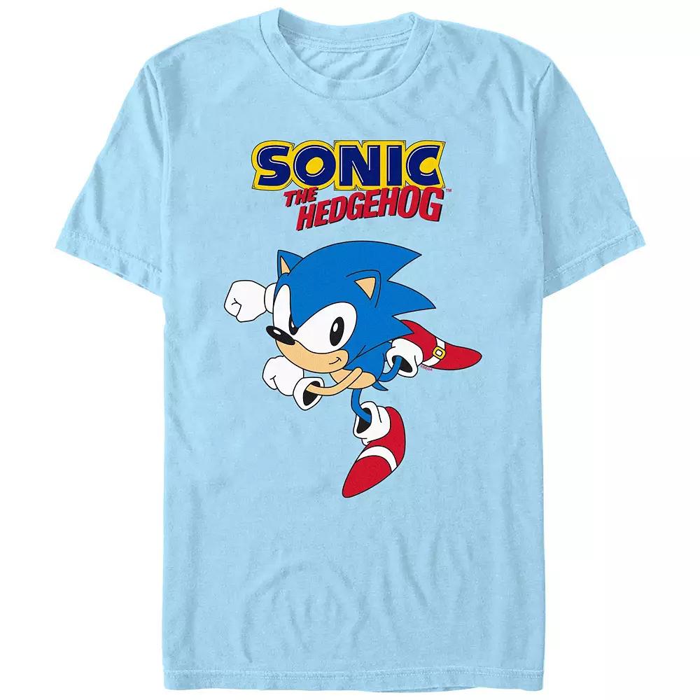 Men's Sonic The Hedgehog Let's Run Graphic Tee,  Product Image