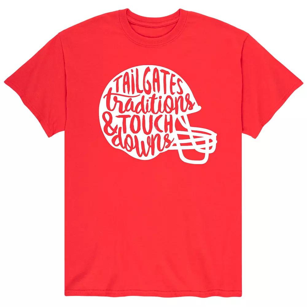Men's Tailgates Touchdowns Helmets Tee,  Product Image