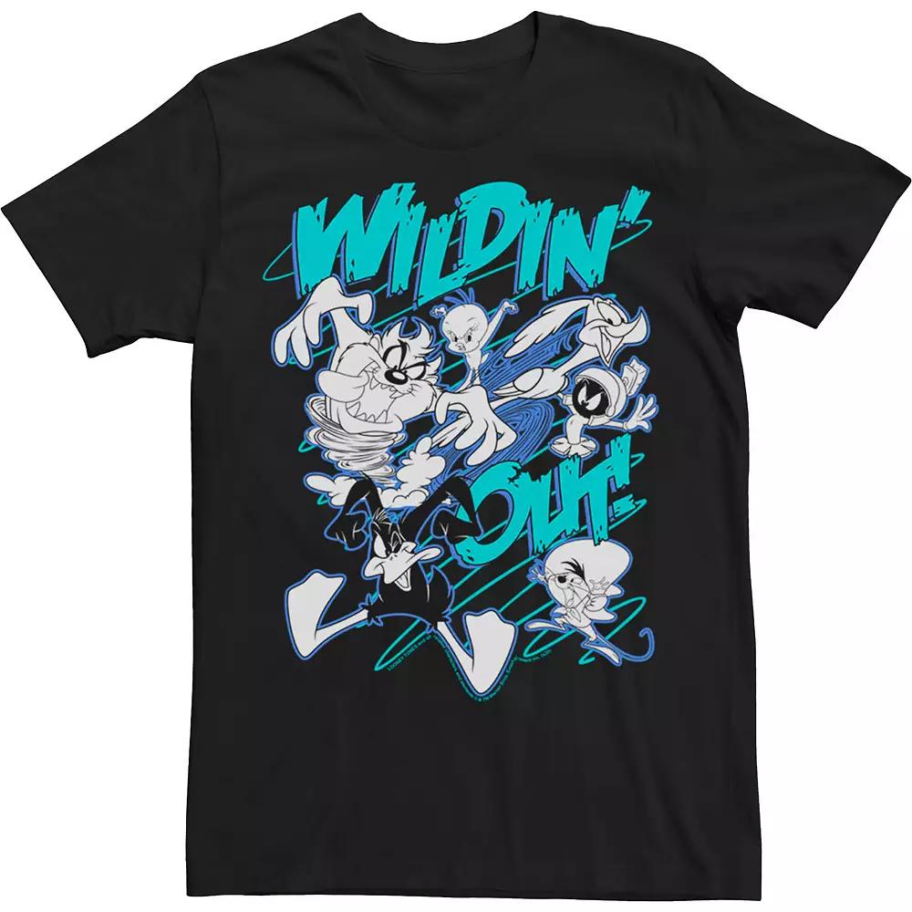 Men's Looney Tunes Wildin Group Shot Tee,  Product Image