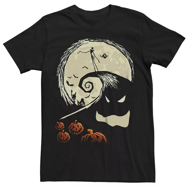 Disney's The Nightmare Before Christmas Big & Tall Jack On Oogie Boogie Hill Graphic Tee, Men's, Size: XL Tall, Black Product Image