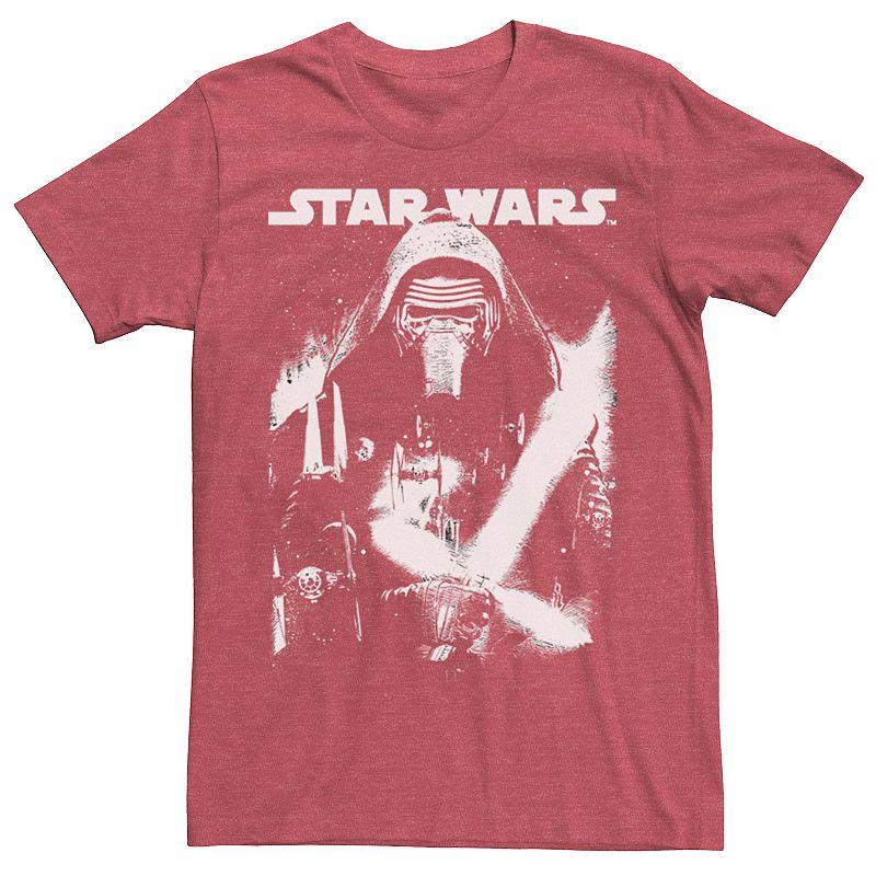 Men's Star Wars Kylo Ren Faded Portrait Tee,  Product Image