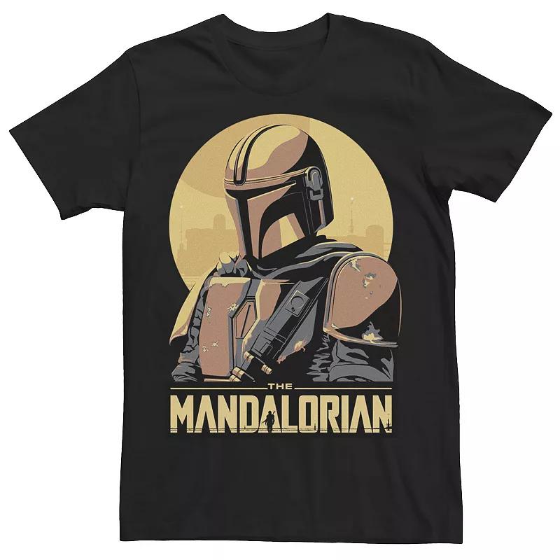 Men's Star Wars The Mandalorian Pastel Sunset Tee,  Product Image