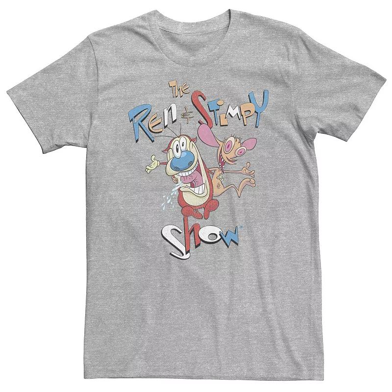 Big & Tall Nickelodeon Ren And Stimpy Vintage Title Poster Tee, Men's,  Product Image