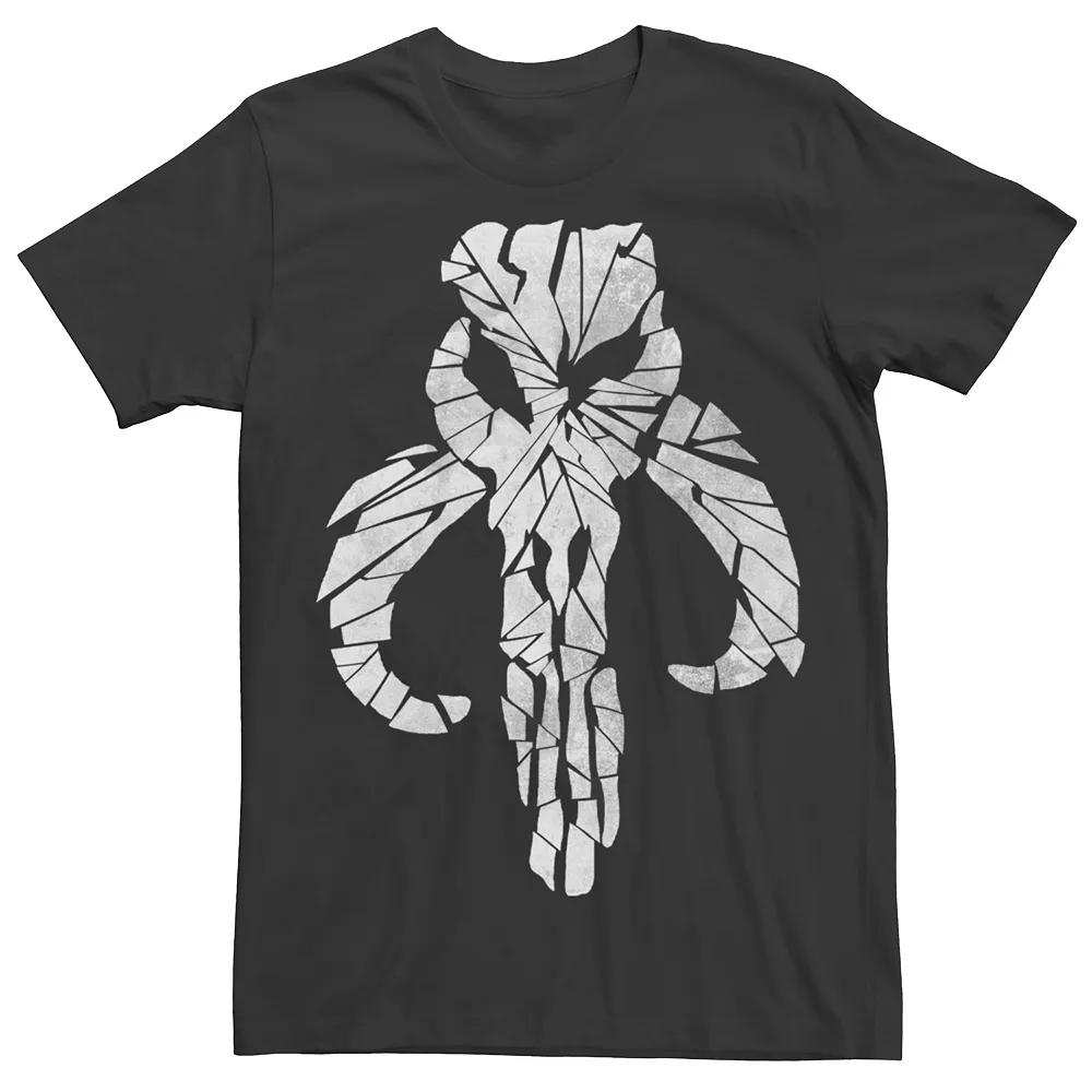 Men's Star Wars Mandalorian Cracked Logo Tee,  Product Image