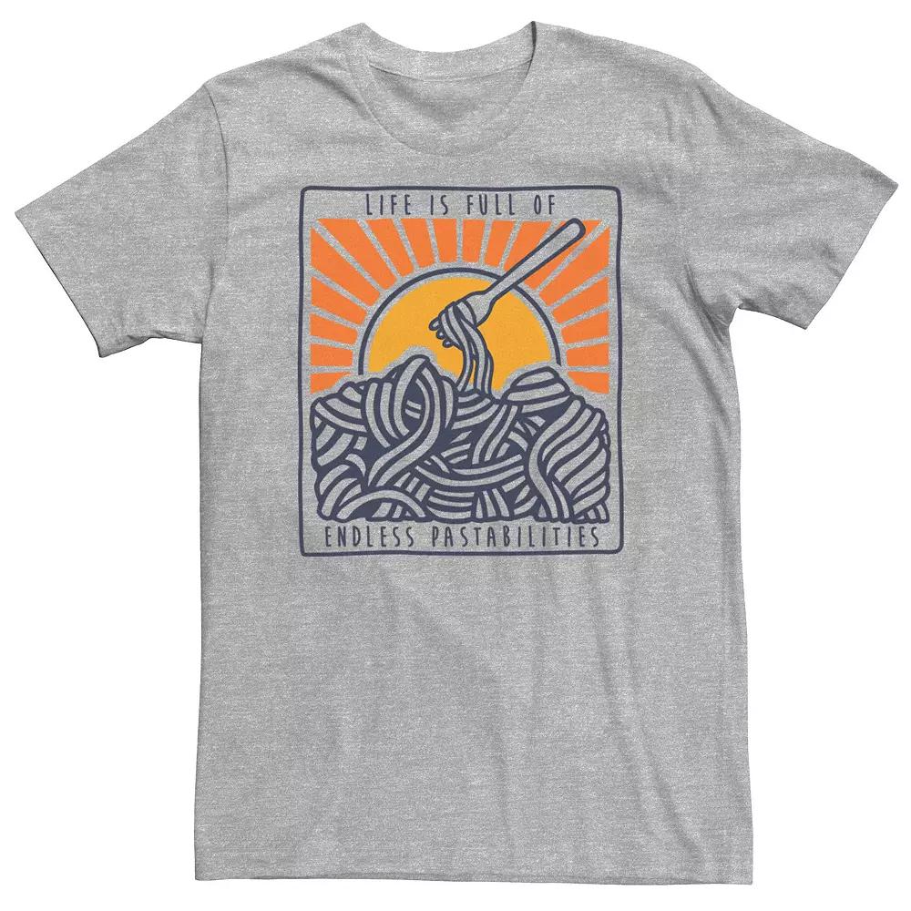 Big & Tall "Life Is Full Of Endless Pastabilities" Tee, Men's,  Product Image