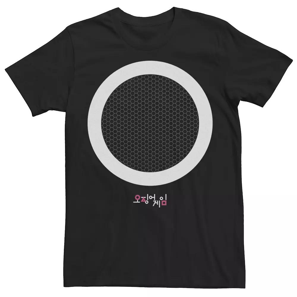 Mens Squid Game Circle Lower Level Worker Logo Tee, Boys Product Image