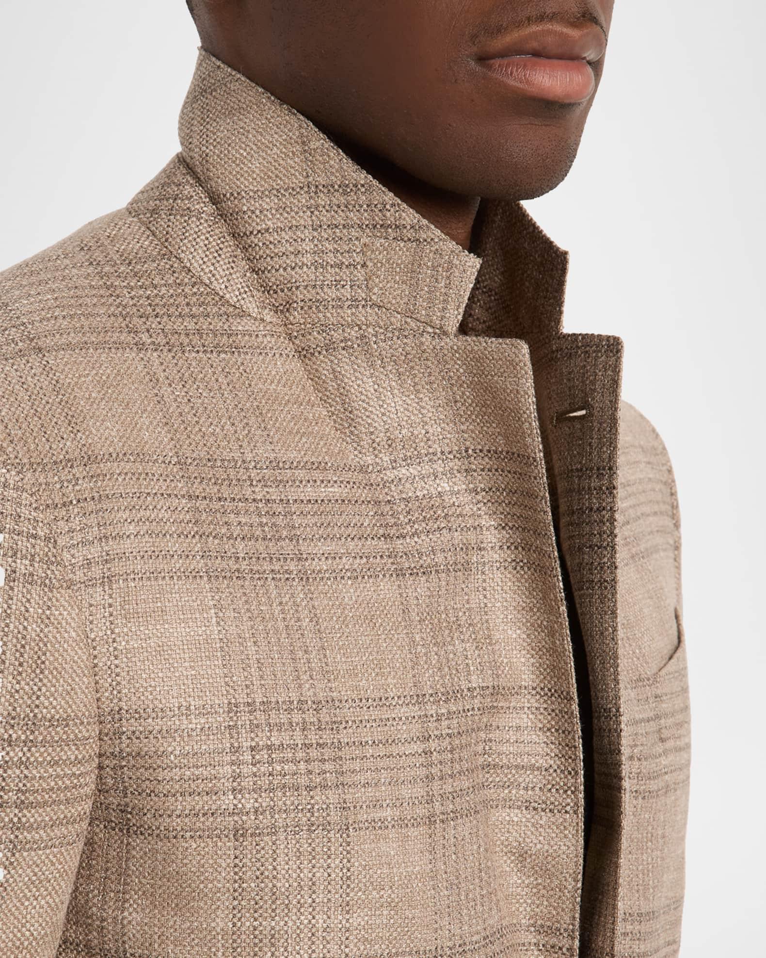 Men's Winter Crossover Large Plaid Sport Coat Product Image