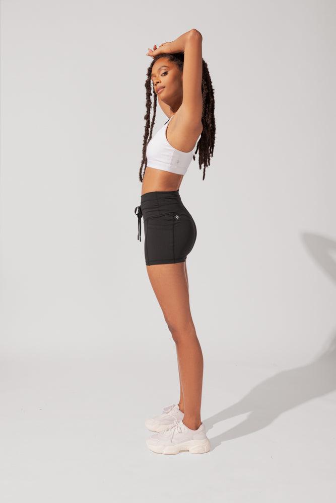 Cargo Booty Short - Black Product Image