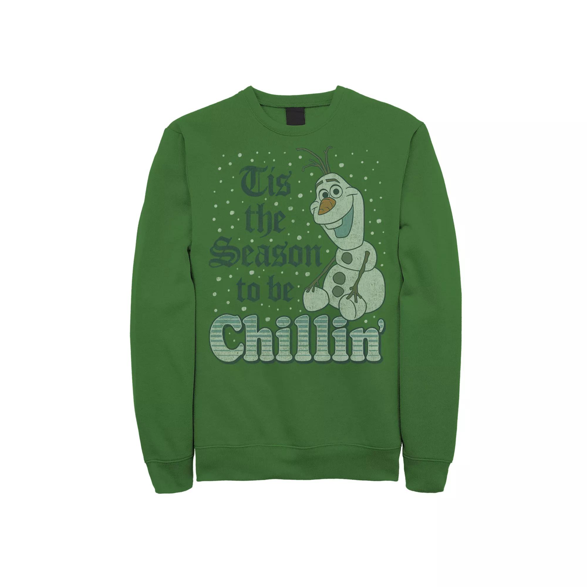 Mens Disney Frozen Olaf Tis The Season To Chill Fleece Product Image