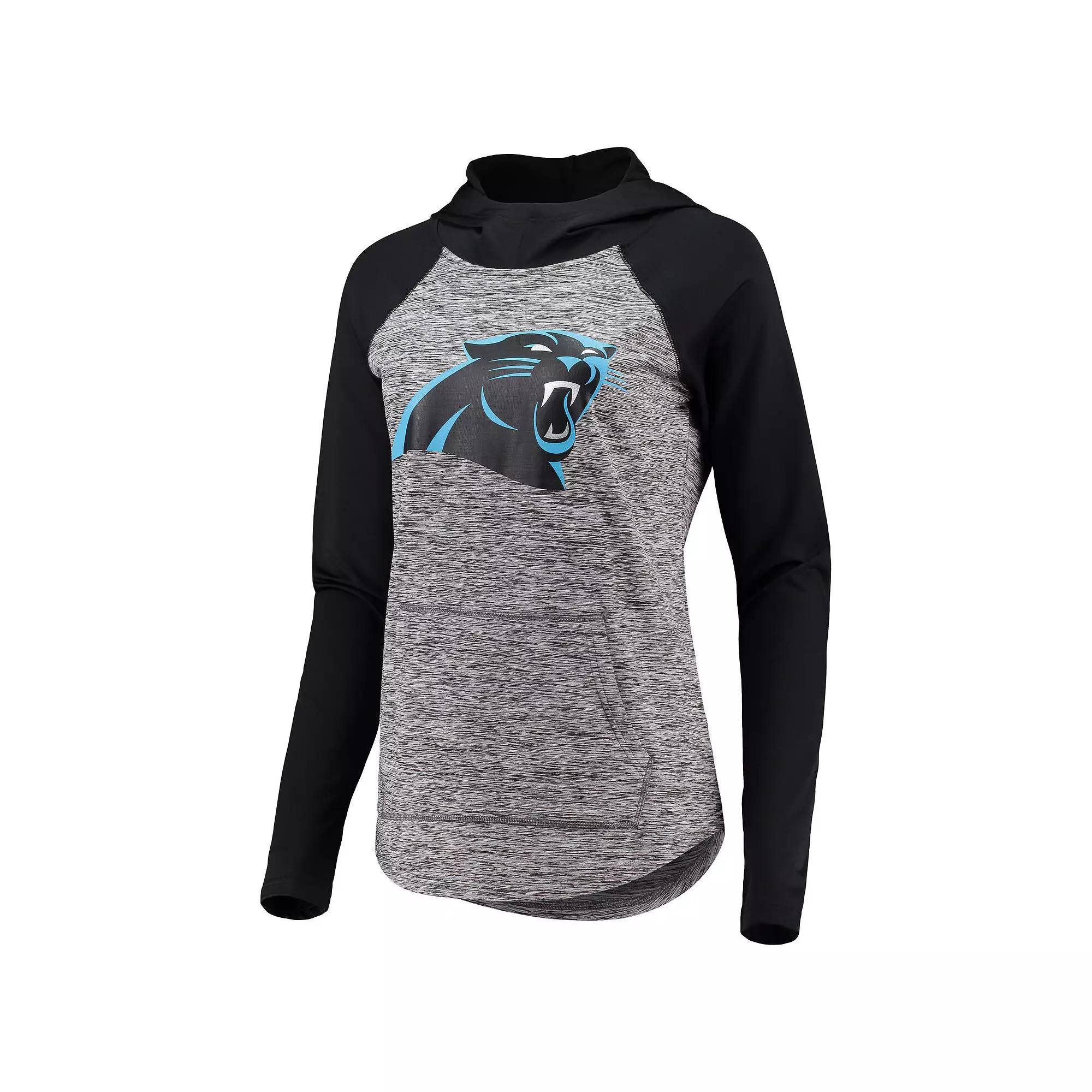 Womens G-III 4Her by Carl Banks Heathered Gray/Black Carolina Panthers Championship Ring Pullover Hoodie Product Image
