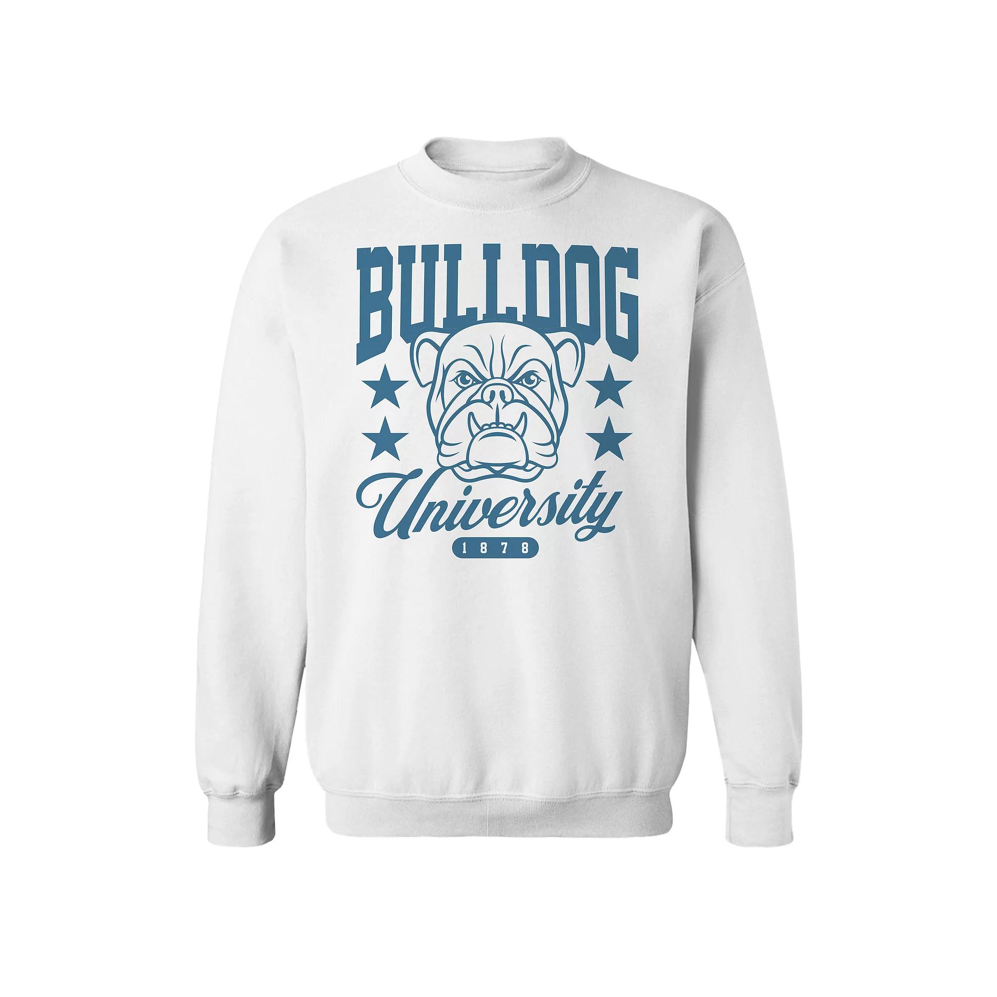 Men's COLAB89 Bulldog Graphic Sweatshirt, Adult Unisex,  Product Image