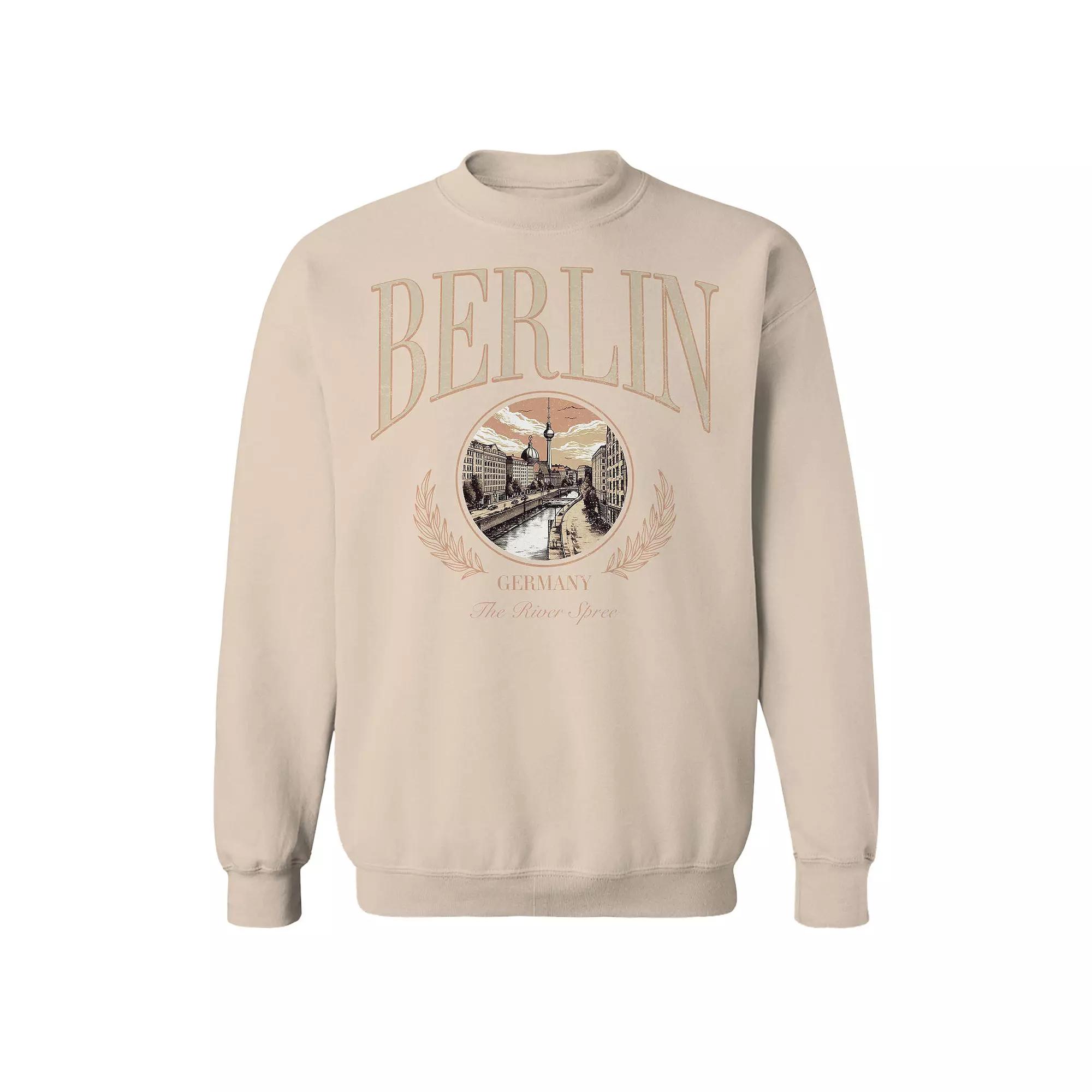 Men's Berlin City Fleece Sweatshirt, Adult Unisex,  Product Image