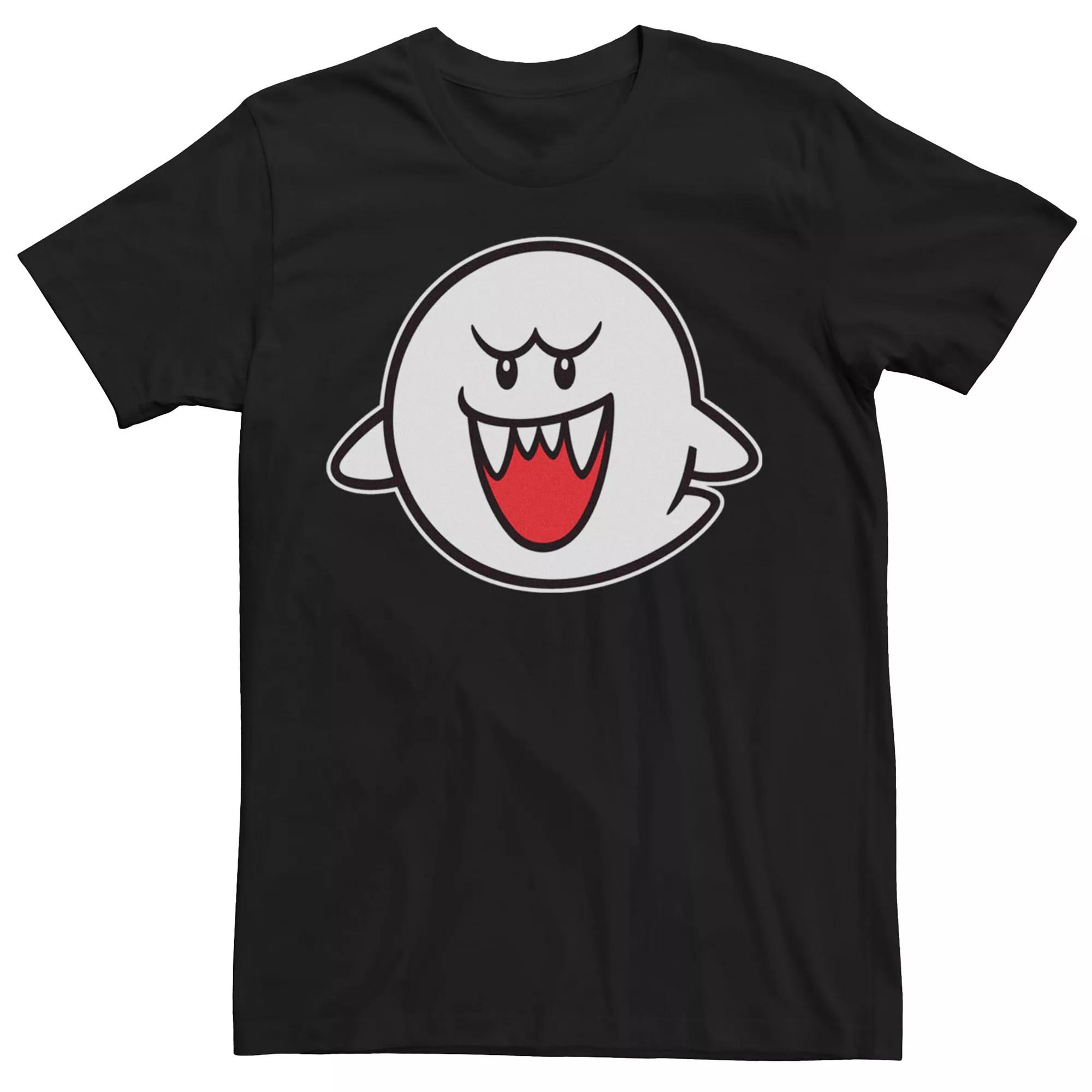Men's Nintendo Super Mario Boo Short Sleeve Tee,  Product Image