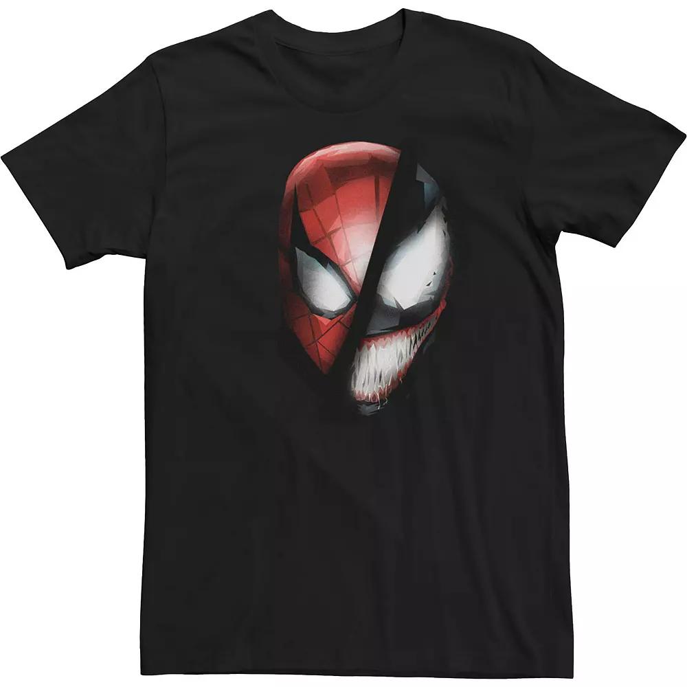 Big & Tall Marvel Venom & Spider-Man Rivals Face Mask Tee, Men's,  Product Image