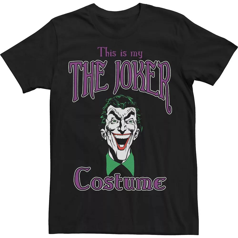 Men's DC Comics This Is My The Joker Costume Text Tee,  Product Image