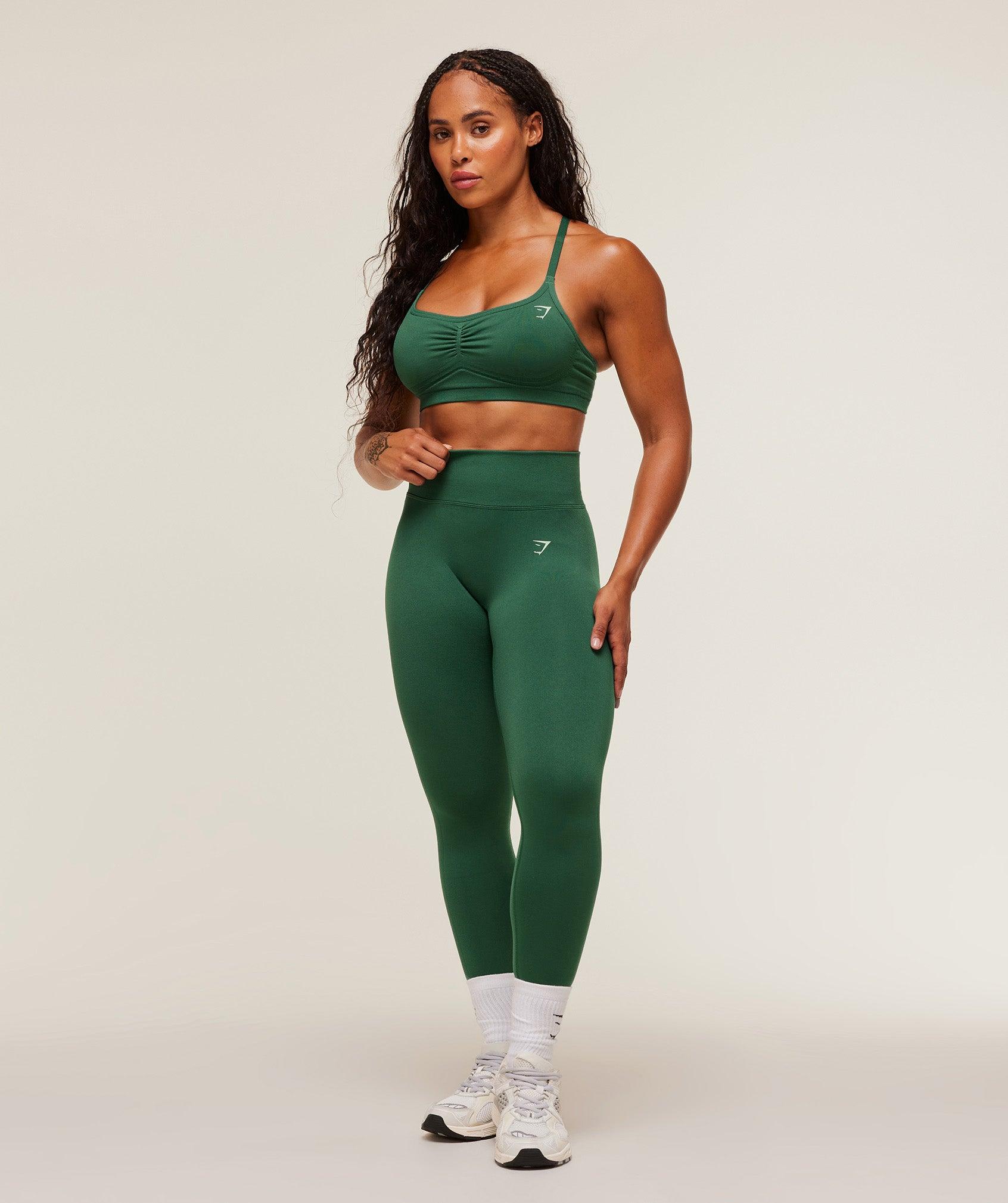 Gymshark Lift Seamless Leggings - Lift Green/Lift Green Marl Female Product Image