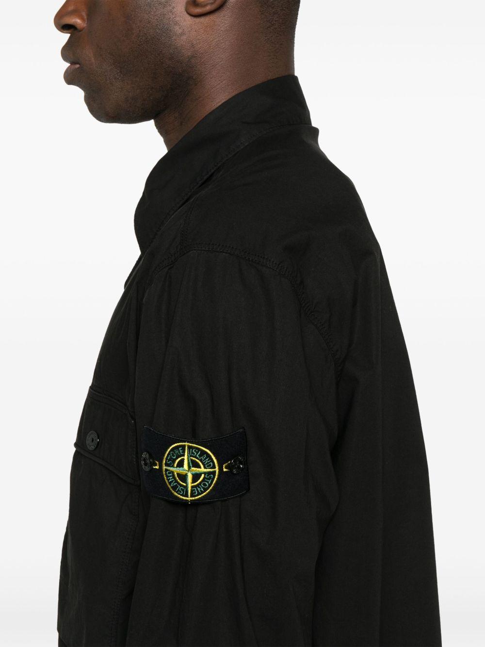 Compass-badge shirt jacket Product Image