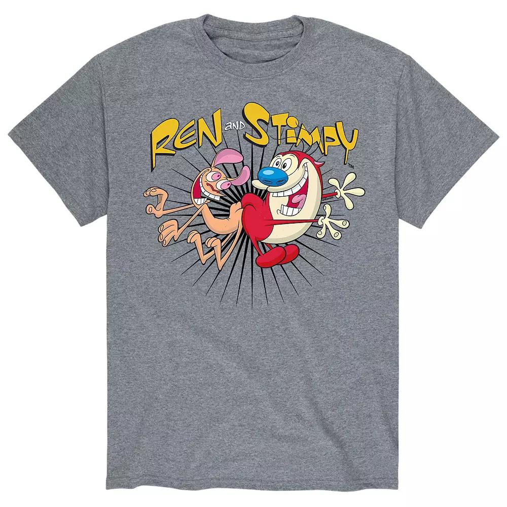 Men's Ren & Stimpy Butt Bump Tee,  Product Image