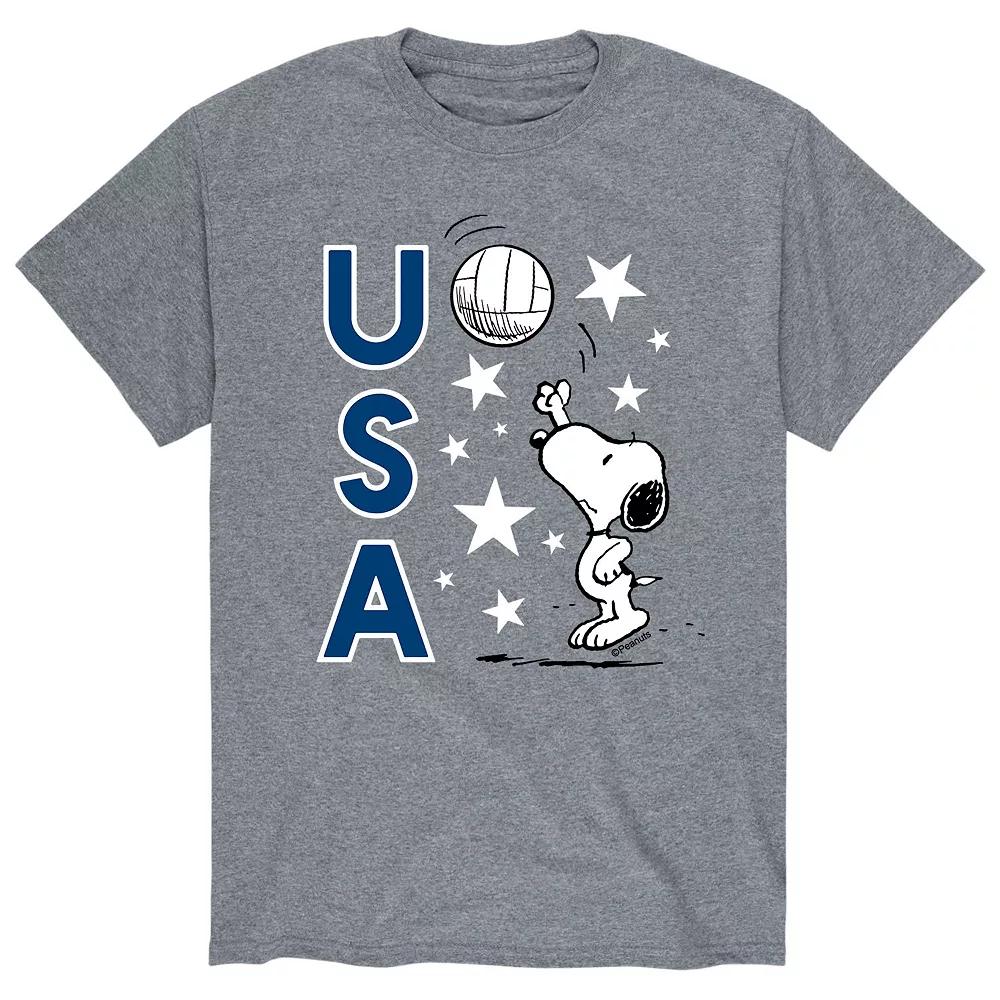 Men's Peanuts USA Volley Tee,  Product Image