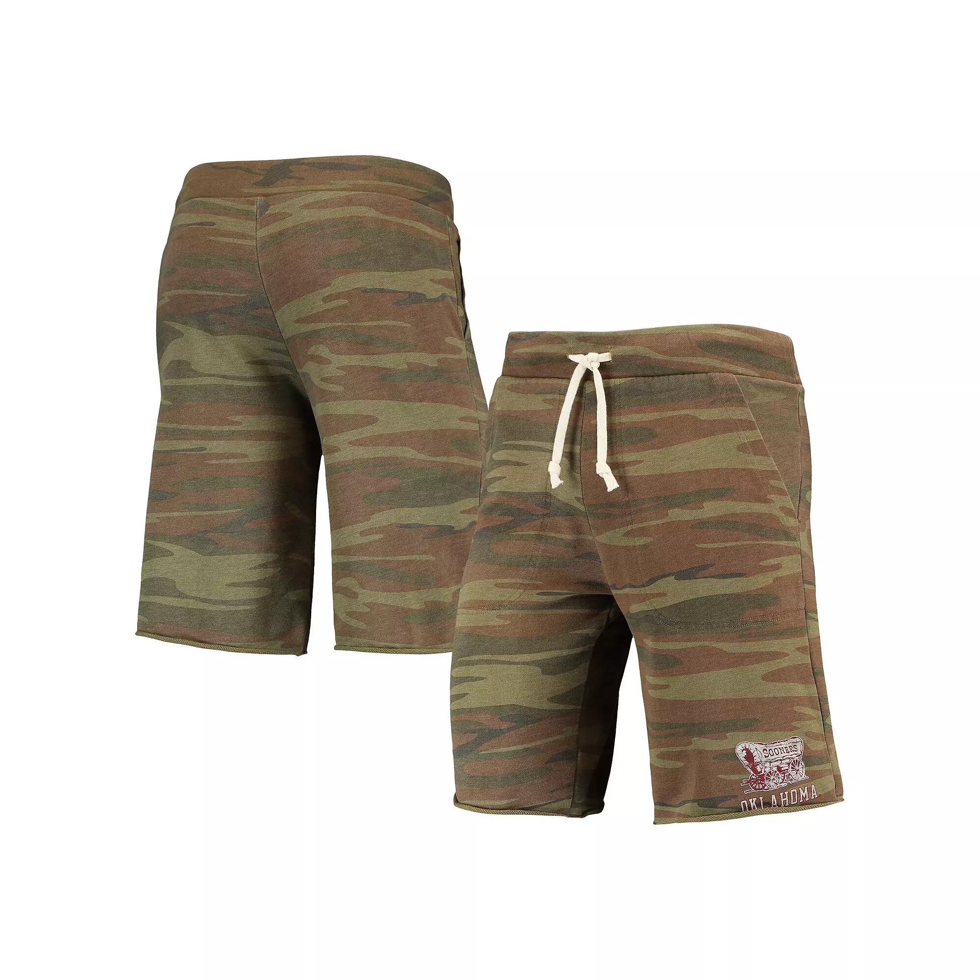 Mens Camo Alternative Apparel Oklahoma Sooners Victory Lounge Shorts Product Image